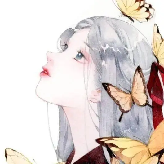 古风长发动漫男生头像